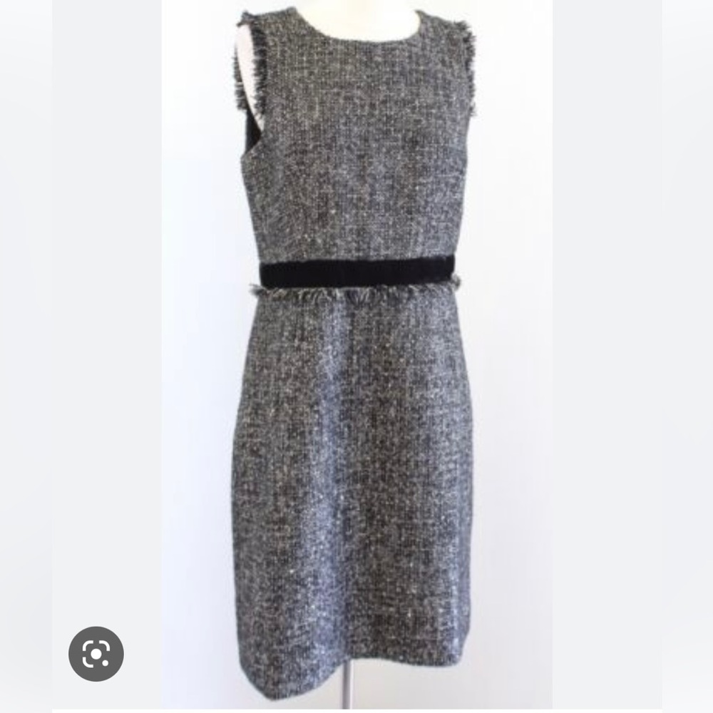 J.Crew Metallic Tweed Shift Dress